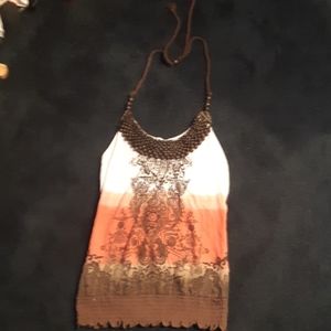 Around the neck top